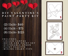 Load image into Gallery viewer, Candy Kisses, Valentine’s Day Paint Kit