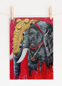 "Elephant Festival" Print